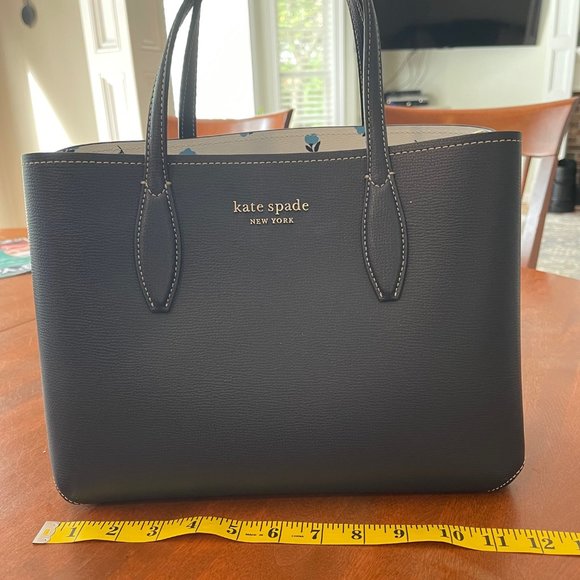 kate spade blue flower tote bag - Picture 3 of 7
